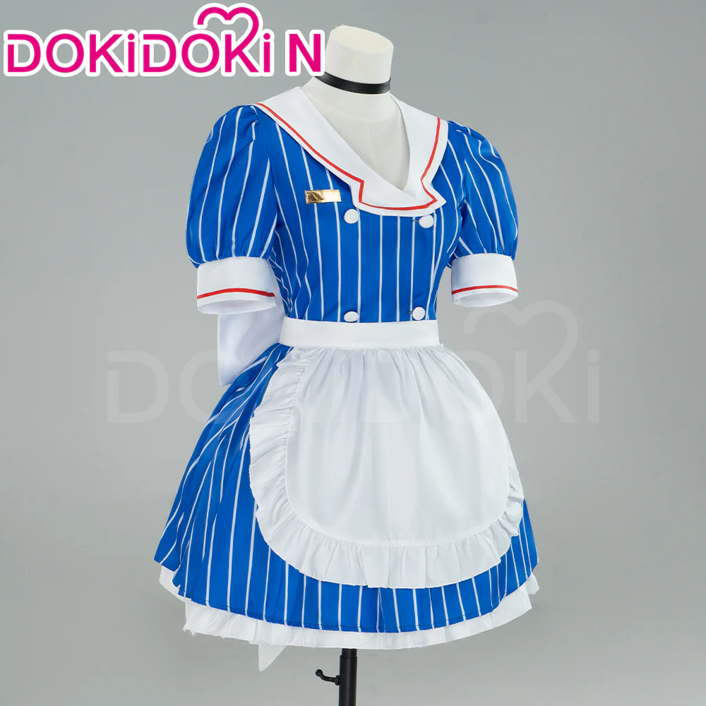 【In Stock】【Size XS-3XL】DokiDoki-N Cosplay Costume Mesmerizer Blue Dress - Image 3