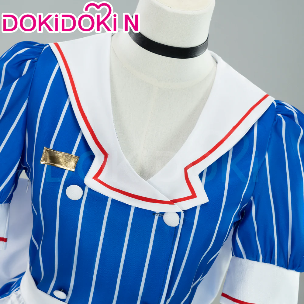 【In Stock】【Size XS-3XL】DokiDoki-N Cosplay Costume Mesmerizer Blue Dress - Image 4