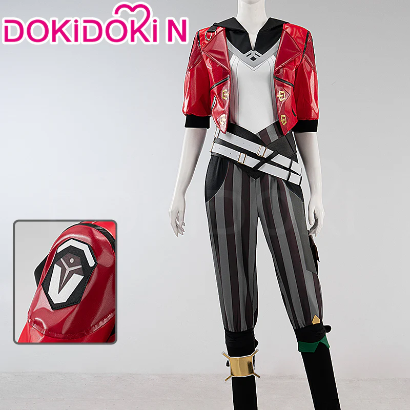 【IN STOCK】【Size XS-3XL】DokiDoki-N Anime Cosplay Costume Red Jacket