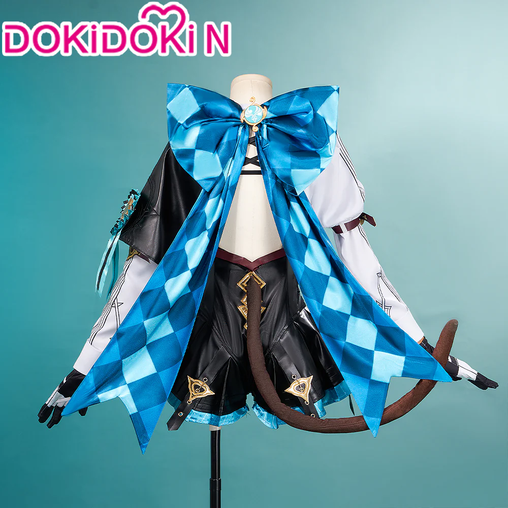 【In Stock】【Size XS-3XL】DokiDoki-N Game Genshin Impact Cosplay Fontaine Lynette Costume Magician Women - Image 2