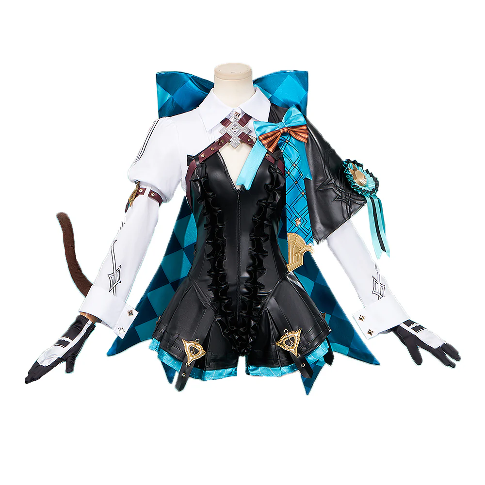 【In Stock】【Size XS-3XL】DokiDoki-N Game Genshin Impact Cosplay Fontaine Lynette Costume Magician Women - Image 5