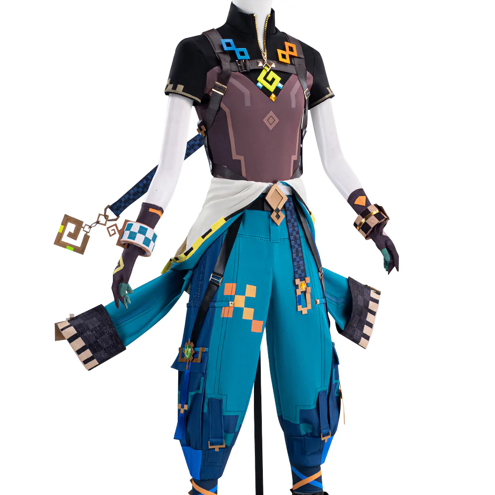 【Partially Ready For Ship】【Size XS-3XL】DokiDoki-N Game Genshin Impact Cosplay Kinich Cosplay Costume Natlan - Image 5