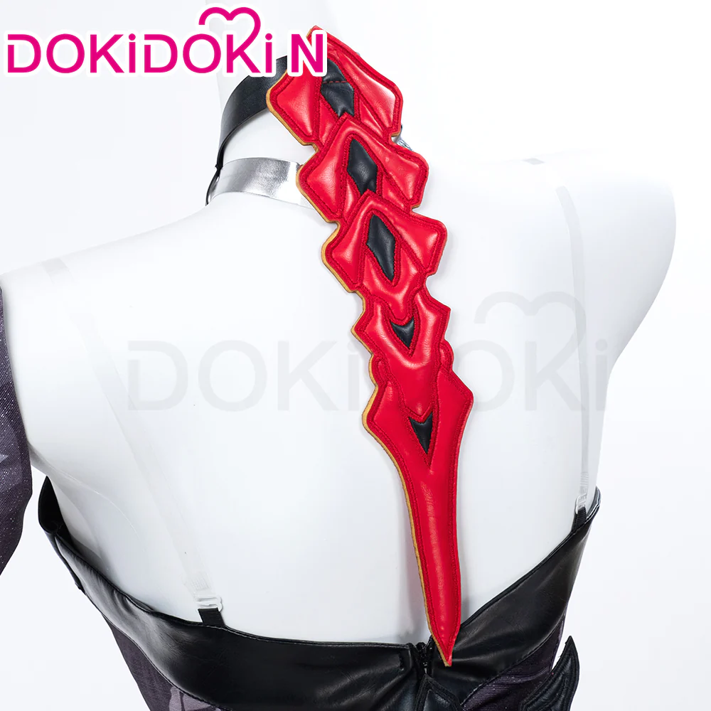【In Stock】【Size XS-3XL】DokiDoki-N Game Honkai: Star Rail Cosplay Acheron Costume White Hair Ver. - Image 4