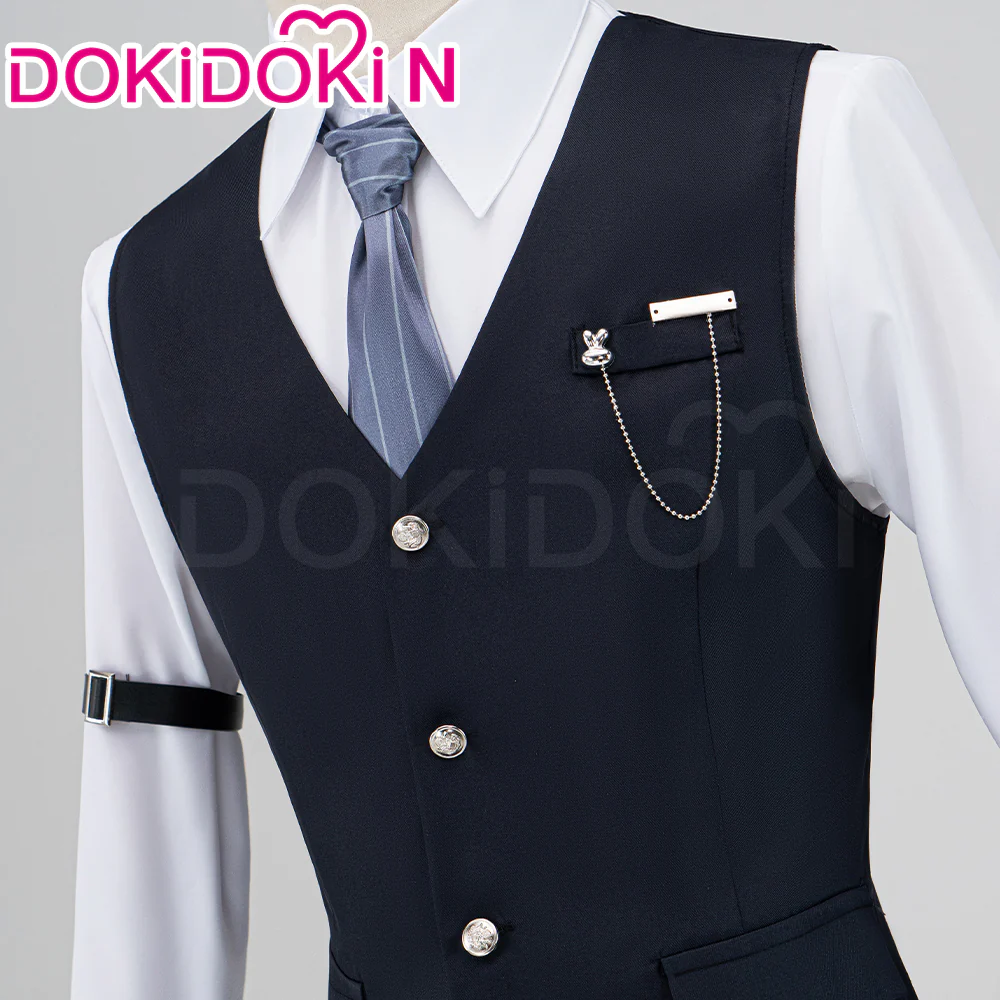 【Partially Ready For Ship】【Size XS-3XL】DokiDoki-N Game Love And Deepspace Cosplay Xavier Costume Fluffy Trap - Image 4