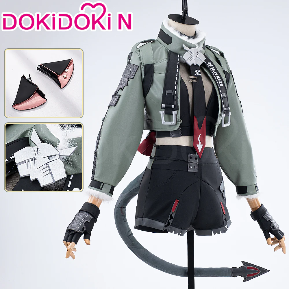 【Ready For Ship】【Last Batch】【Size XS-3XL】Dokidoki-N Game Zenless Zone Zero Cosplay Jane Doe Costume ZZZ