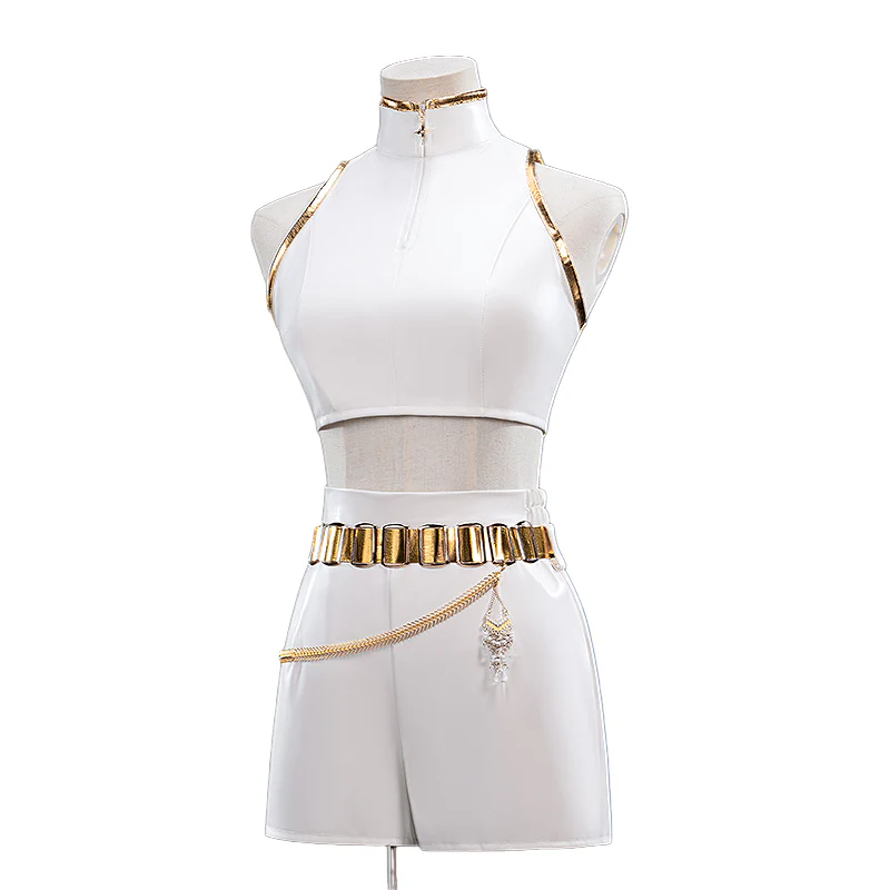 【Ready For Ship】【Size XS-3XL】【Last Batch】DokiDoki-N Movie Anime KPOP KILLER Cosplay Costume WHITE SERIES - Image 6