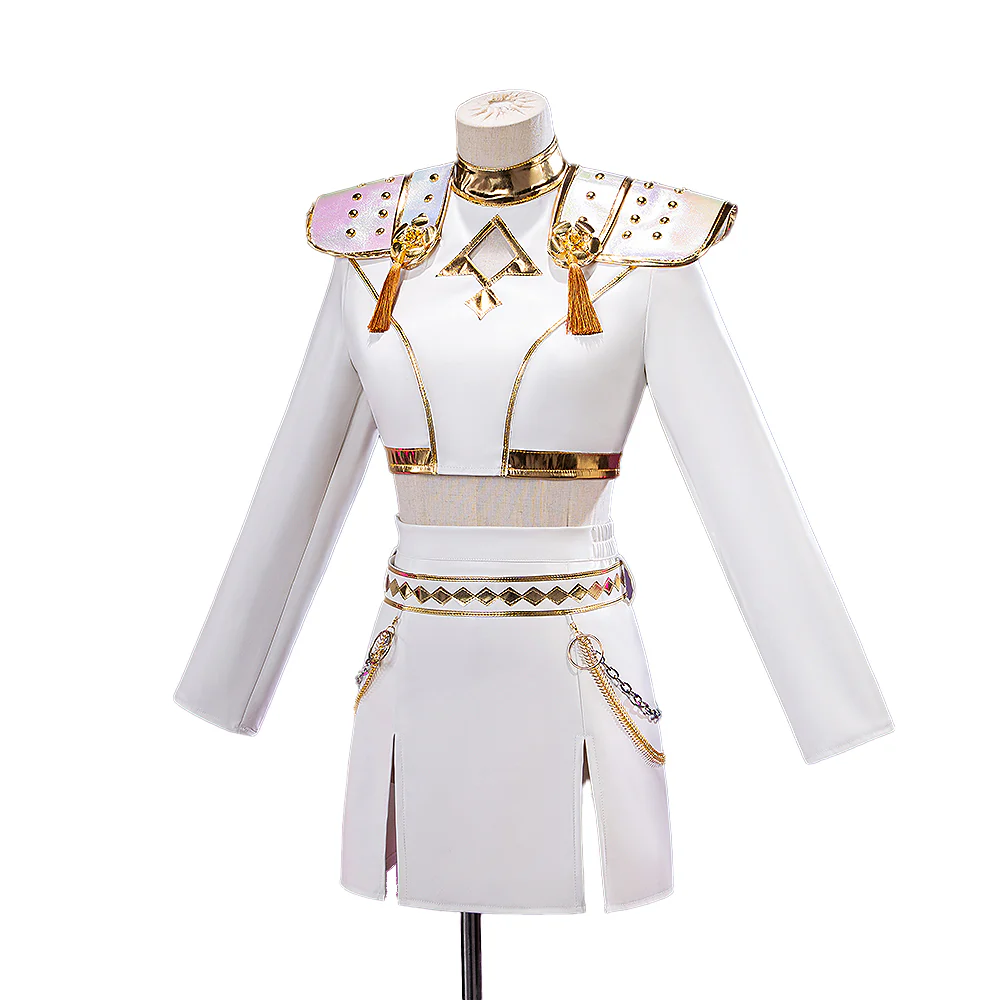 【Ready For Ship】【Size XS-3XL】【Last Batch】DokiDoki-N Movie AnimeKPOP KILLER  Cosplay White Suit Costume WHITE SERIES - Image 6
