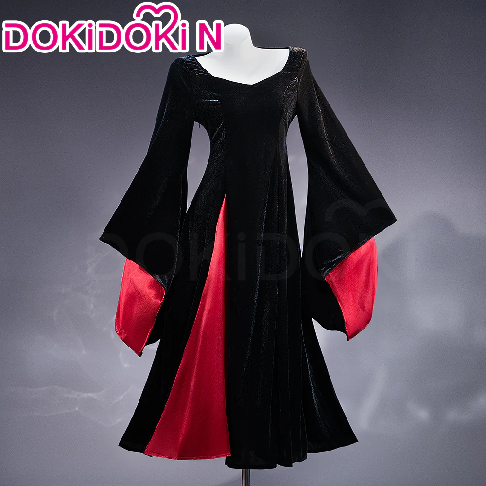 【In Stock】【Size XS-3XL】DokiDoki-N TV Cosplay Black Red Dress Costume Halloween Outfit