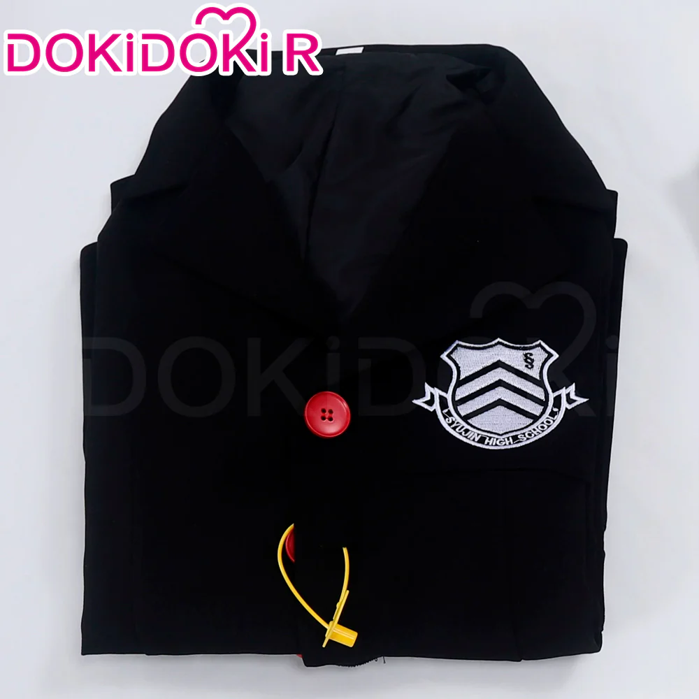 【Size XS-3XL】DokiDoki-R Anime Cosplay School Uniform Costume Black Suit Plaid Pants Casual Wear - Image 5