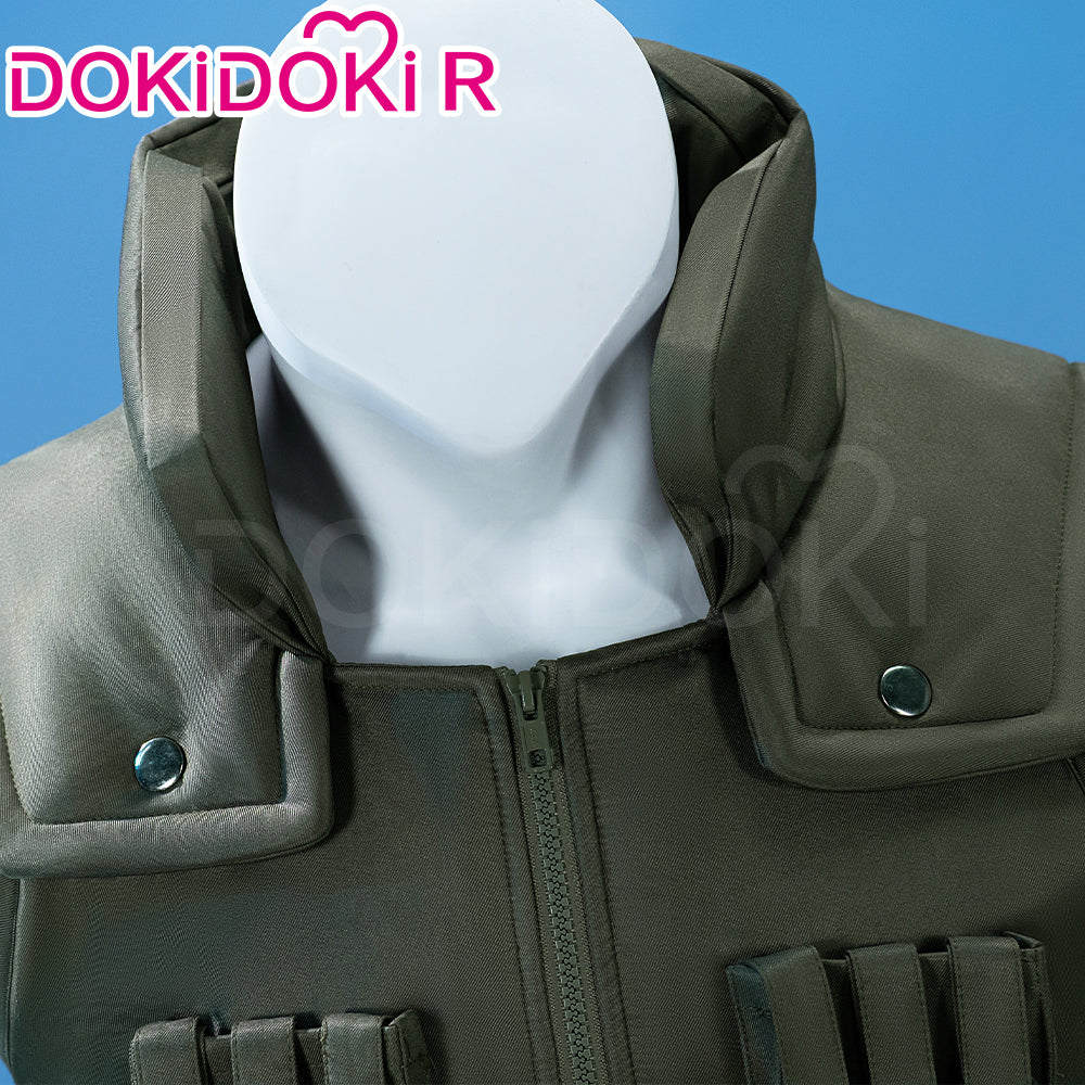 【In Stock】【Size XS-3XL】DokiDoki-R Anime Cosplay Military-Style Green Vest Armor - Image 3