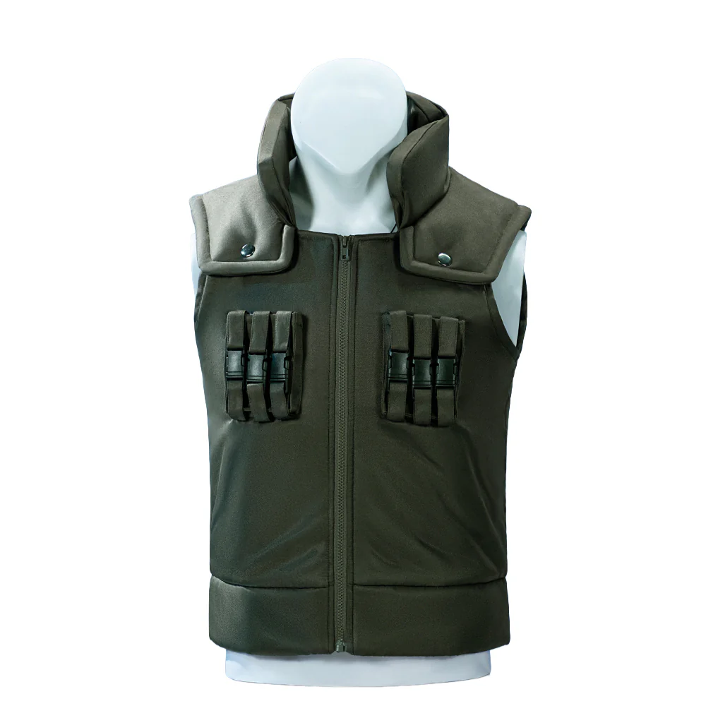 【In Stock】【Size XS-3XL】DokiDoki-R Anime Cosplay Military-Style Green Vest Armor - Image 5