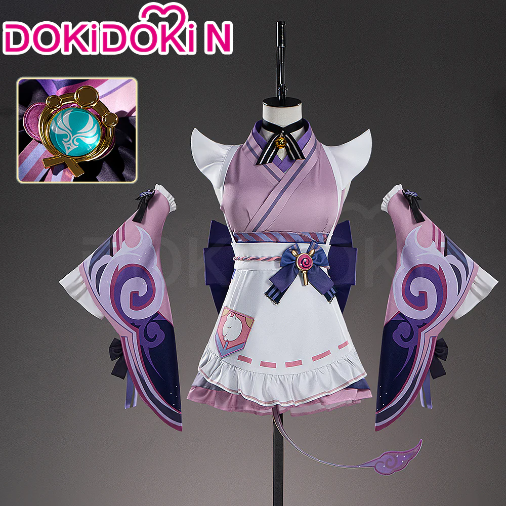【IN STOCK】【Size XS-3XL】DokiDoki-N Game Genshin Impact Cosplay Yumemizuki Mizuki Costume Inazuma
