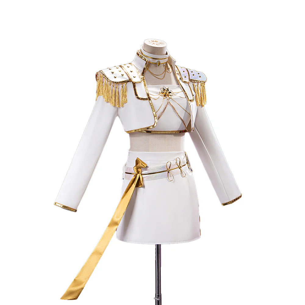 【Ready For Ship】【Size XS-3XL】【Last Batch】DokiDoki-N Movie Anime KPOP KILLER Cosplay Costume WHITE SERIES - Image 6