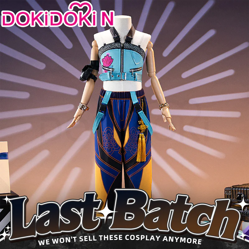【Ready For Ship】【Kids Version】【Height Fits 110-150cm】【Last Batch】DokiDoki-N Movie Anime KPOP KILLER Cosplay Costume YELLOW SERIES