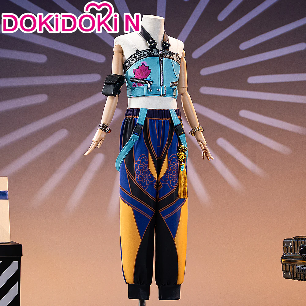 【Ready For Ship】【Kids Version】【Height Fits 110-150cm】【Last Batch】DokiDoki-N Movie Anime KPOP KILLER Cosplay Costume YELLOW SERIES - Image 3