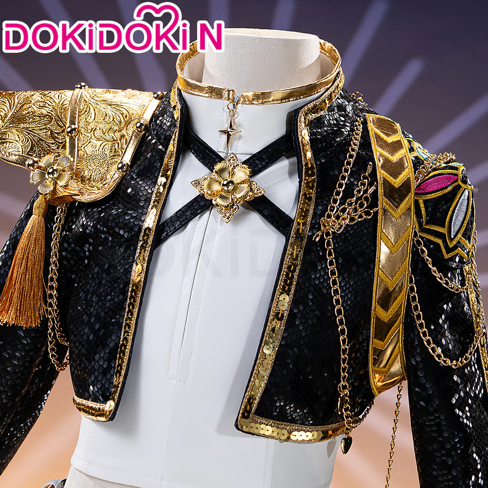 【Ready For Ship】【Kids Version】【Height Fits 110-150cm】【Last Batch】DokiDoki-N Movie Anime KPOP KILLER Cosplay Costume GOLD SERIES  Children Version - Image 5