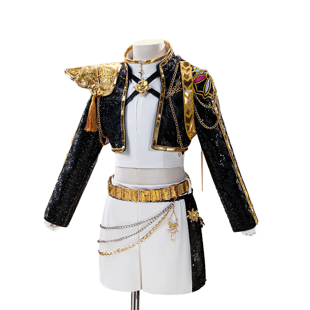 【Ready For Ship】【Kids Version】【Height Fits 110-150cm】【Last Batch】DokiDoki-N Movie Anime KPOP KILLER Cosplay Costume GOLD SERIES  Children Version - Image 6