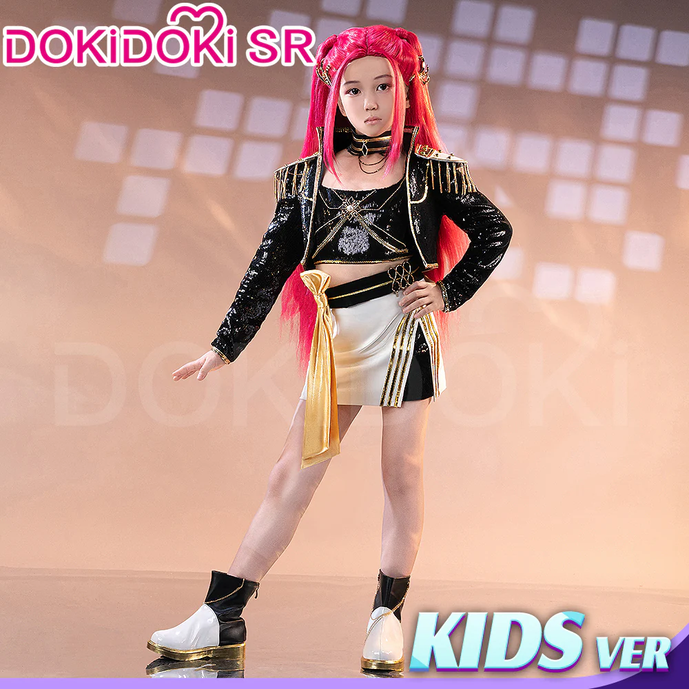 【Kids Version】【Height Fits 110-160cm】【Ready For Ship】【Last Batch】DokiDoki-SR Movie Anime KPOP KILLER Cosplay Costume GOLD SERIES Children Version
