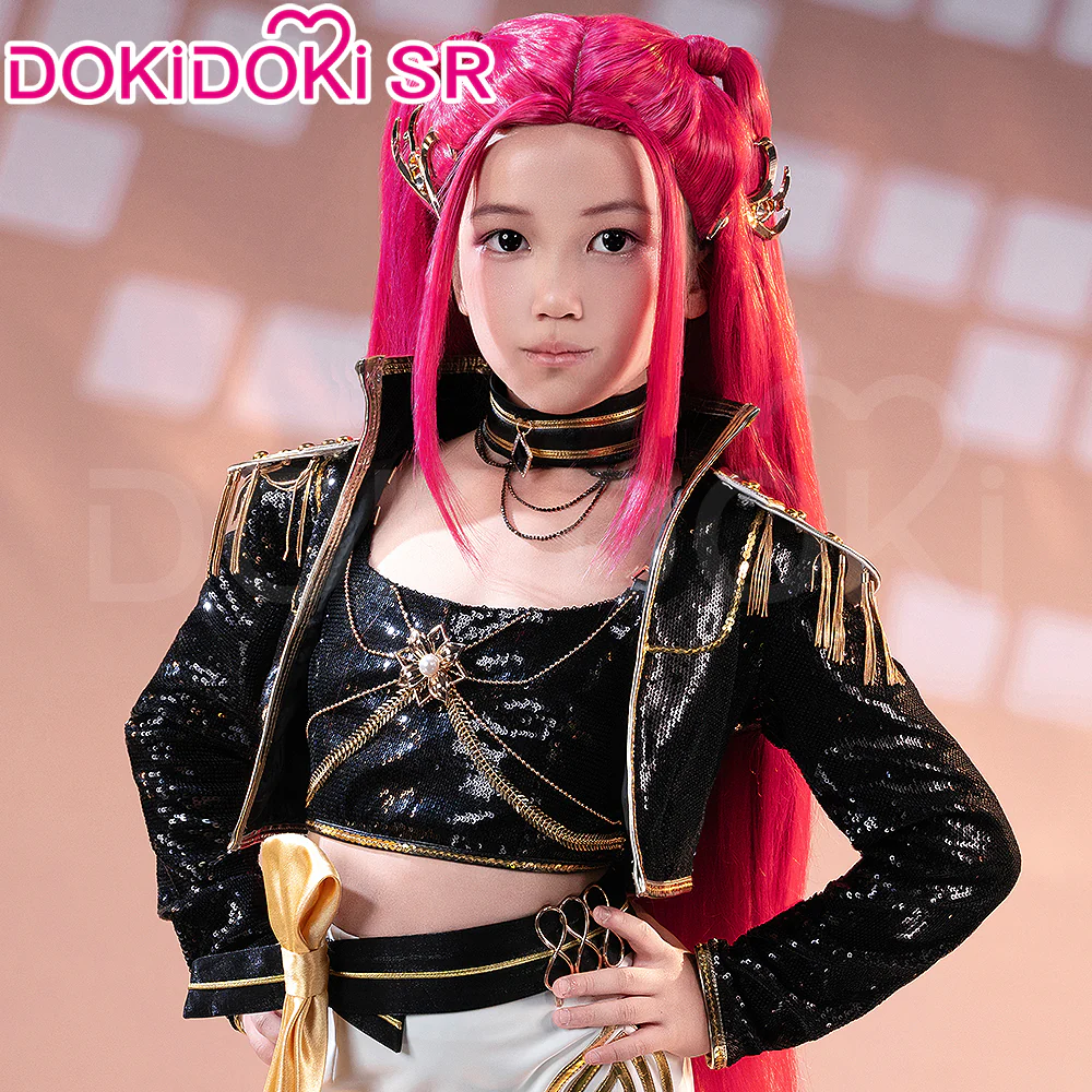 【Kids Version】【Height Fits 110-160cm】【Ready For Ship】【Last Batch】DokiDoki-SR Movie Anime KPOP KILLER Cosplay Costume GOLD SERIES Children Version - Image 4