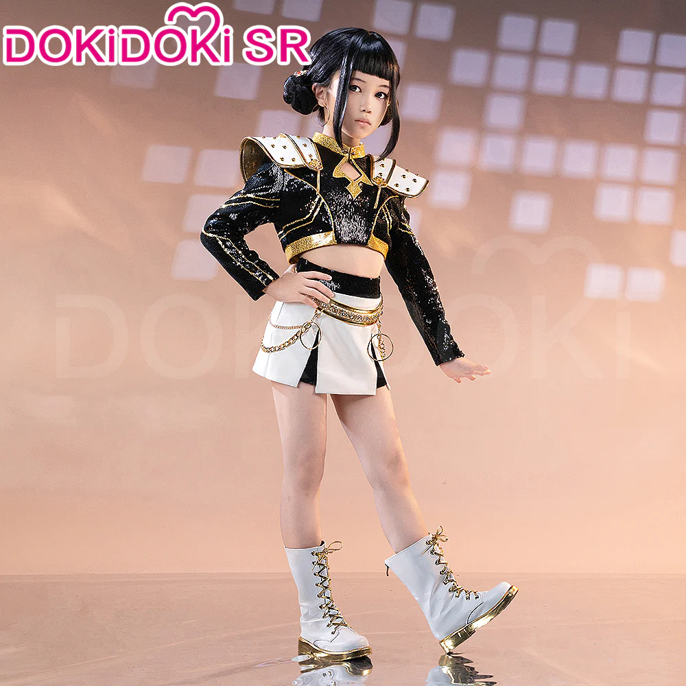 【Kids Version】【Height Fits 110-160cm】【Ready For Ship】【Last Batch】DokiDoki-SR Movie Anime KPOP KILLER Cosplay Costume GOLD SERIES Children Version - Image 2