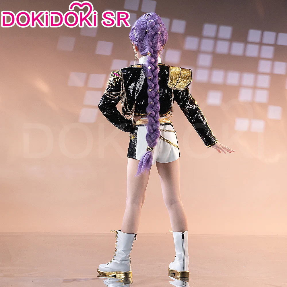 【Kids Version】【Ready For Ship】【Height Fits 110-160cm】【Last Batch】DokiDoki-SR Movie Anime KPOP KILLER Cosplay Costume GOLD SERIES Children Version - Image 2