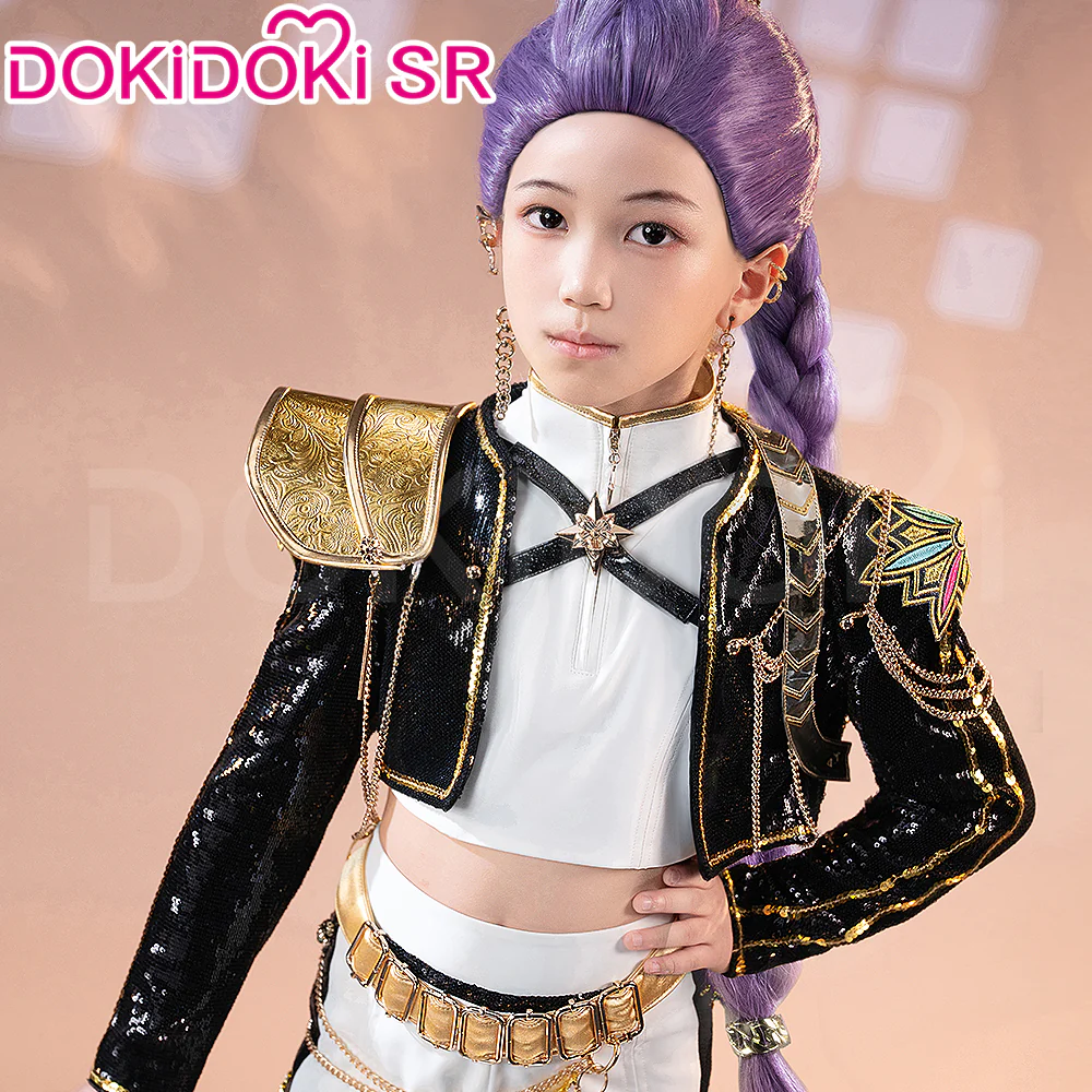 【Kids Version】【Ready For Ship】【Height Fits 110-160cm】【Last Batch】DokiDoki-SR Movie Anime KPOP KILLER Cosplay Costume GOLD SERIES Children Version - Image 3
