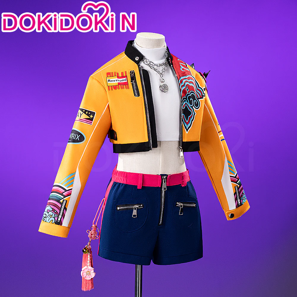 【Ready For Ship】【Kids Version】【Size S-2XL】【Last Batch】DokiDoki-N Movie Anime KPOP KILLER Cosplay Costume YELLOW SERIES Children Version - Image 4