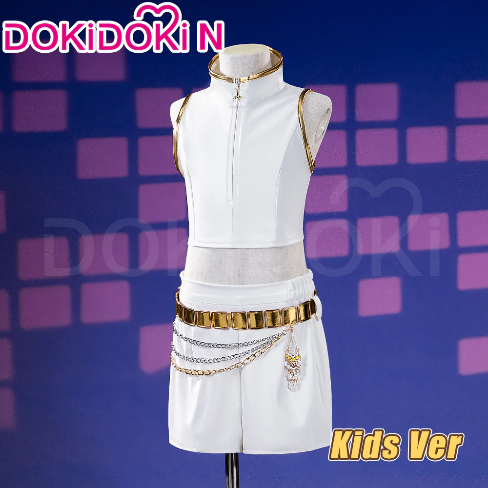 【Ready For Ship】【Kids Version】【Height Fits 110-150cm】【Last Batch】DokiDoki-N Movie Anime KPOP KILLER Costume WHITE SERIES Children Version - Image 2