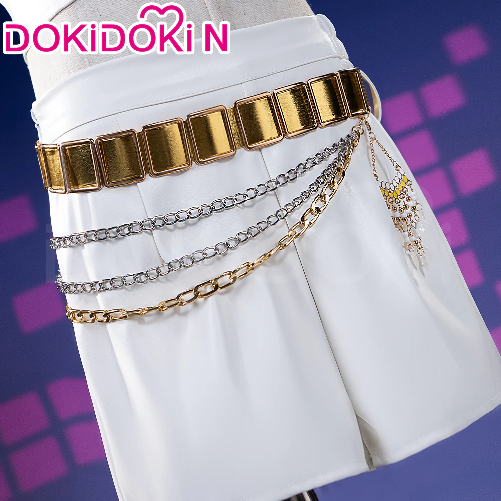 【Ready For Ship】【Kids Version】【Height Fits 110-150cm】【Last Batch】DokiDoki-N Movie Anime KPOP KILLER Costume WHITE SERIES Children Version - Image 5