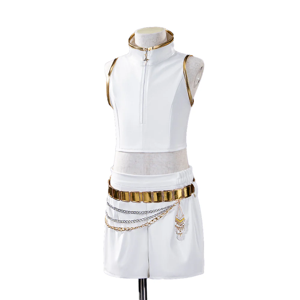 【Ready For Ship】【Kids Version】【Height Fits 110-150cm】【Last Batch】DokiDoki-N Movie Anime KPOP KILLER Costume WHITE SERIES Children Version - Image 6