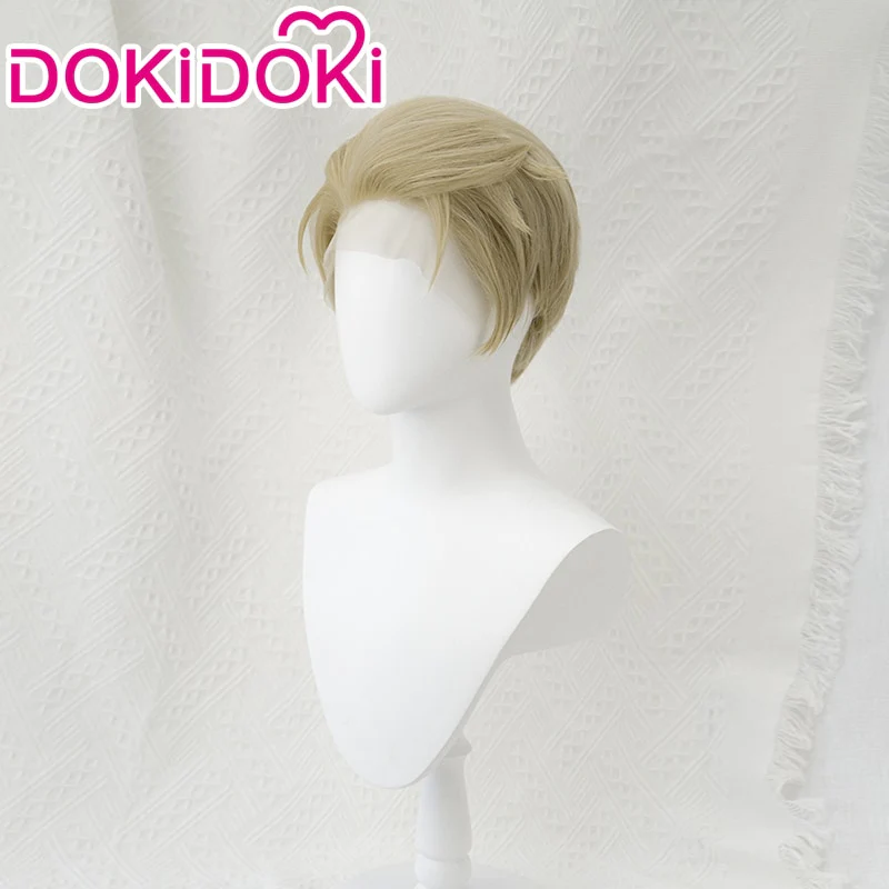【Ready For Ship】【Last Batch】【 Front Lace 】DokiDoki Manga Cosplay  Wig Short Light Flax - Image 6