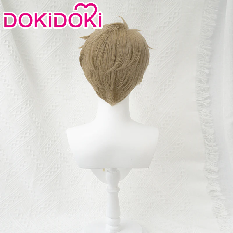【Ready For Ship】【Last Batch】【 Front Lace 】DokiDoki Manga Cosplay  Wig Short Light Flax - Image 9