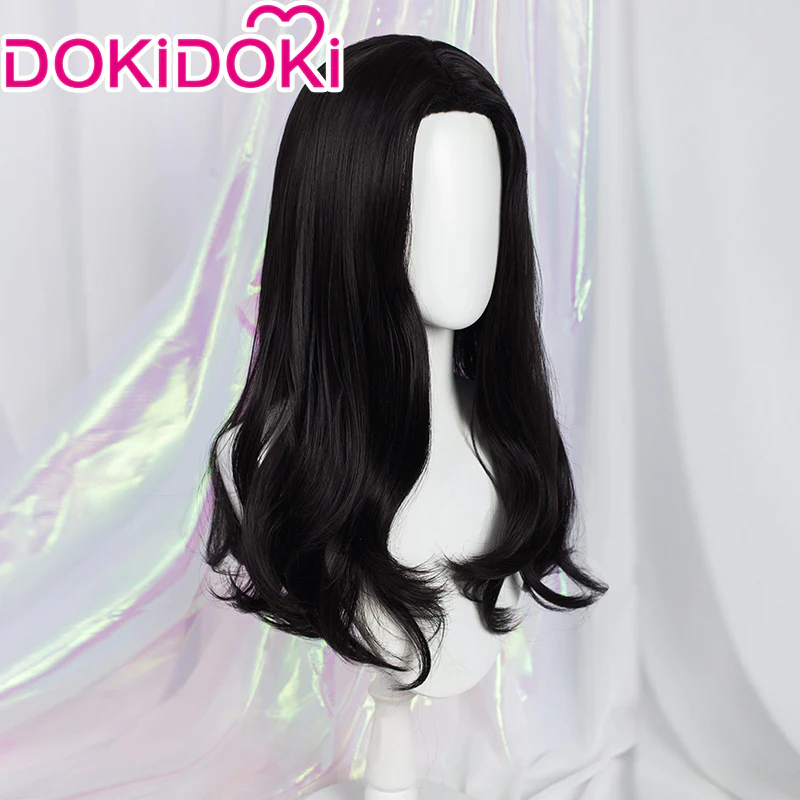 【Ready For Ship】DokiDoki Anime Cosplay Wig  Black Long Curly Hair