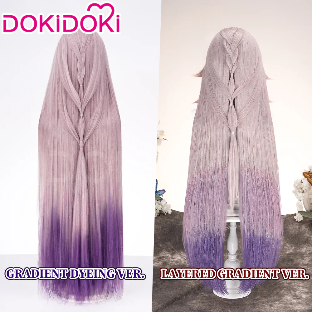 【US /EU LOCAL SHIPPING 】DokiDoki Game Honkai: Star Rail Cosplay The Herta Wig Long Straight Purple SP Herta - Image 2