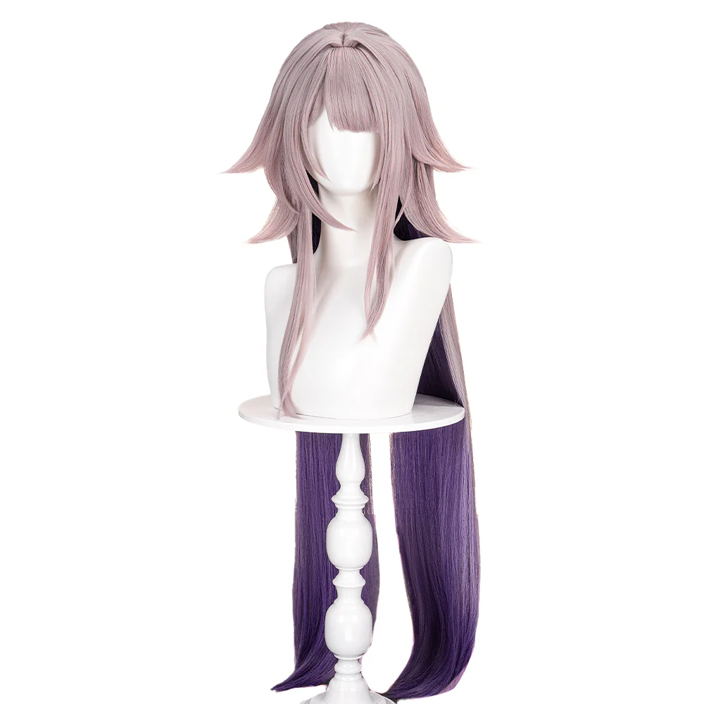 【US /EU LOCAL SHIPPING 】DokiDoki Game Honkai: Star Rail Cosplay The Herta Wig Long Straight Purple SP Herta - Image 6