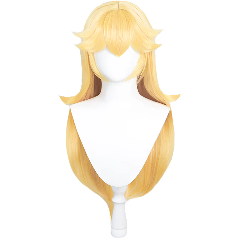 【Ready For Ship】DokiDoki Movie Cosplay Wig Long Golden Hair - Image 4
