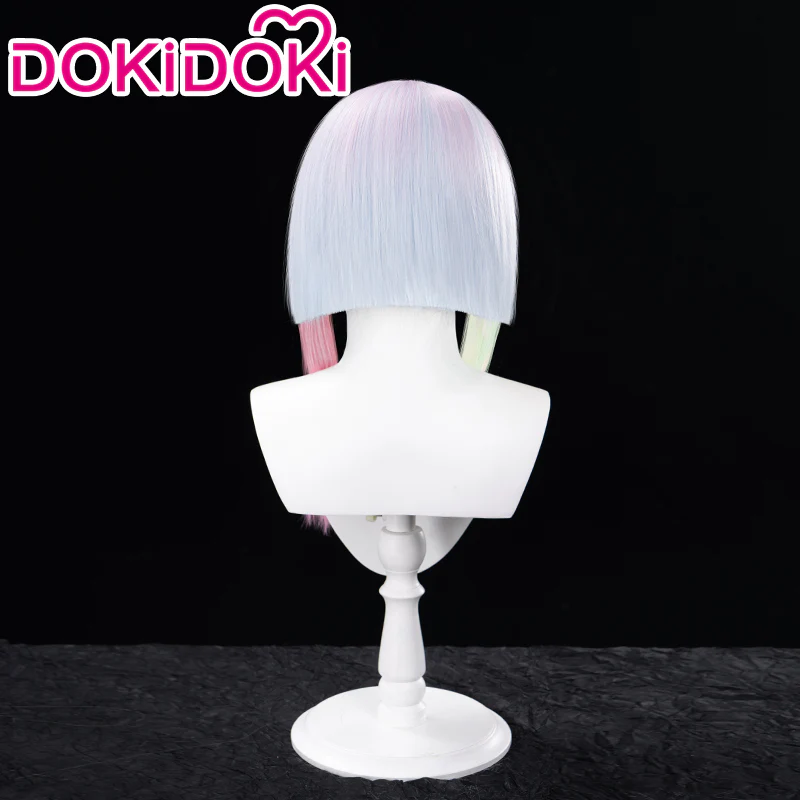 【Ready For Ship】DokiDoki Anime Cosplay Short Straight Wig Pink Hair - Image 2