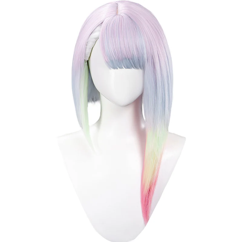 【Ready For Ship】DokiDoki Anime Cosplay Short Straight Wig Pink Hair - Image 4