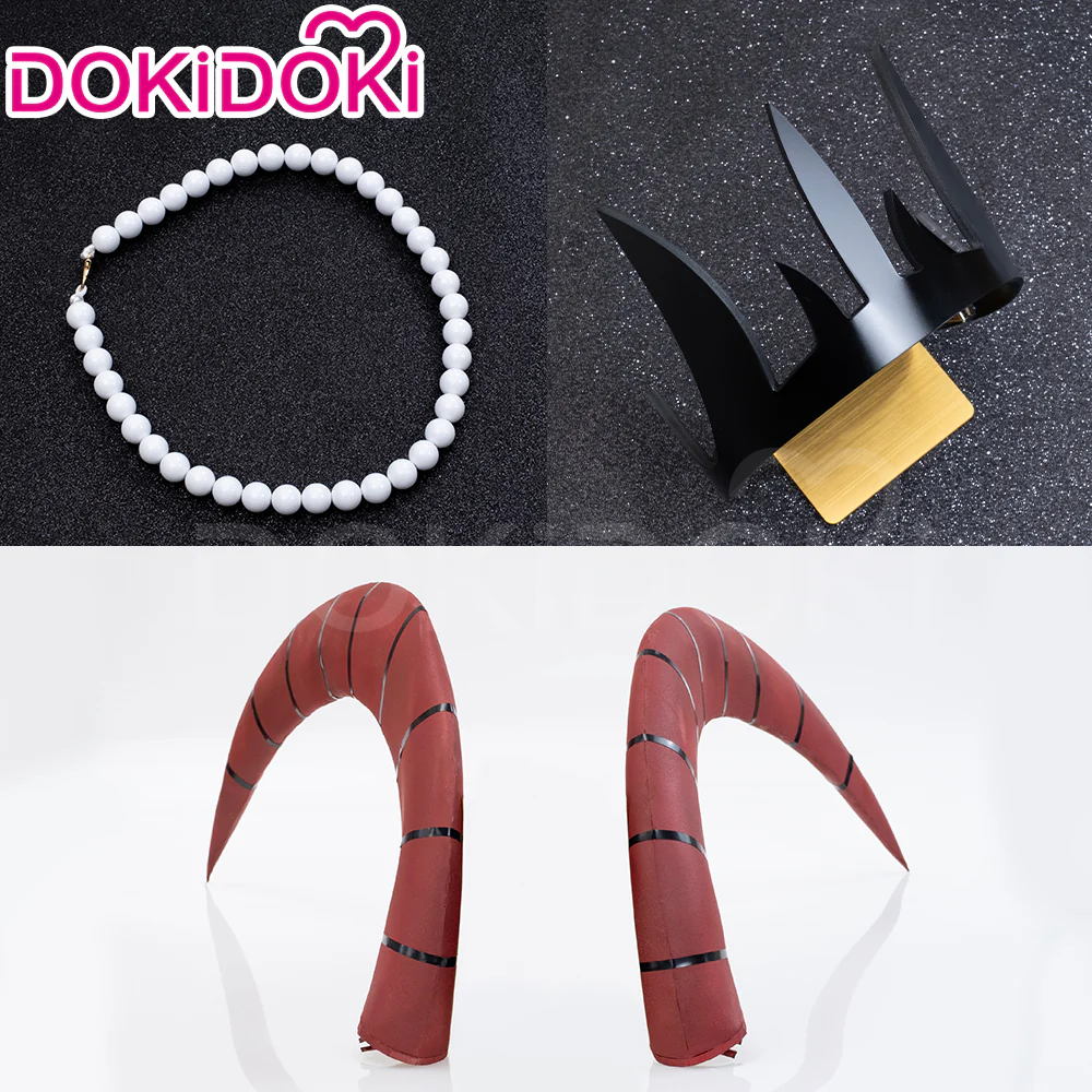 【In Stock】DokiDoki Anime Hell Hotel Cosplay Prop Horn/Crown/ Necklace