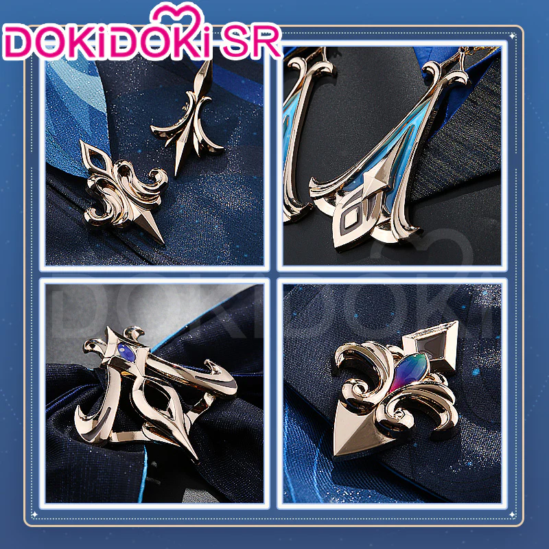 【US/EU LOCAL SHIPPING】【Size S-2XL】DokiDoki-SR Game Genshin Impact Cosplay Neuvillette Costume Fontaine - Image 11