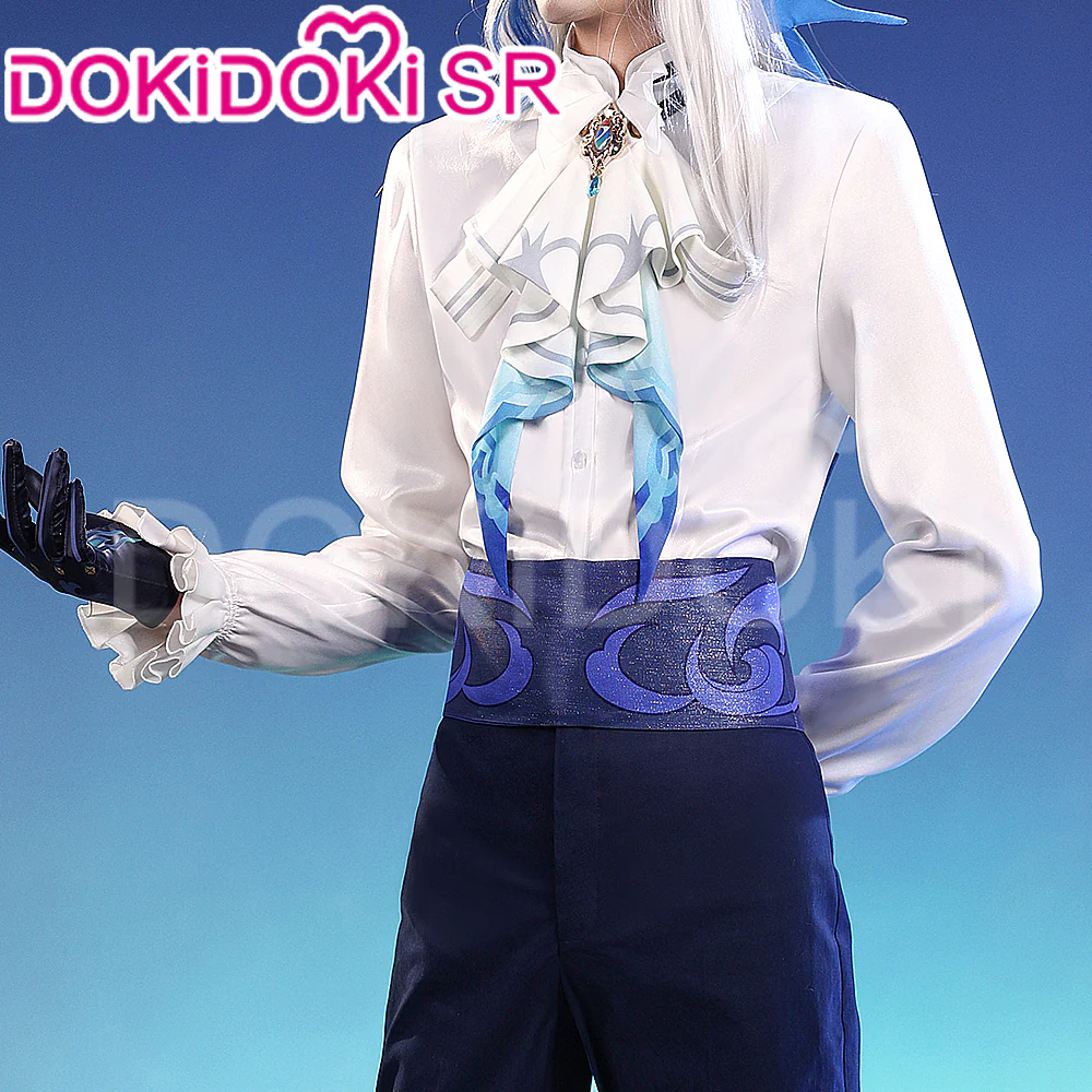 【US/EU LOCAL SHIPPING】【Size S-2XL】DokiDoki-SR Game Genshin Impact Cosplay Neuvillette Costume Fontaine - Image 4