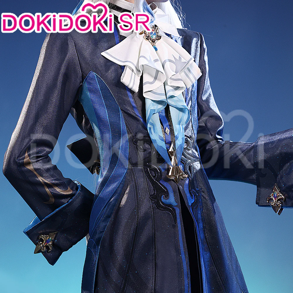 【US/EU LOCAL SHIPPING】【Size S-2XL】DokiDoki-SR Game Genshin Impact Cosplay Neuvillette Costume Fontaine - Image 5