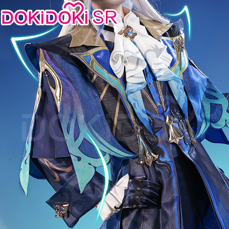 【US/EU LOCAL SHIPPING】【Size S-2XL】DokiDoki-SR Game Genshin Impact Cosplay Neuvillette Costume Fontaine - Image 6