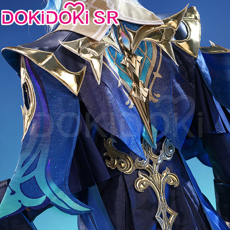 【US/EU LOCAL SHIPPING】【Size S-2XL】DokiDoki-SR Game Genshin Impact Cosplay Neuvillette Costume Fontaine - Image 7
