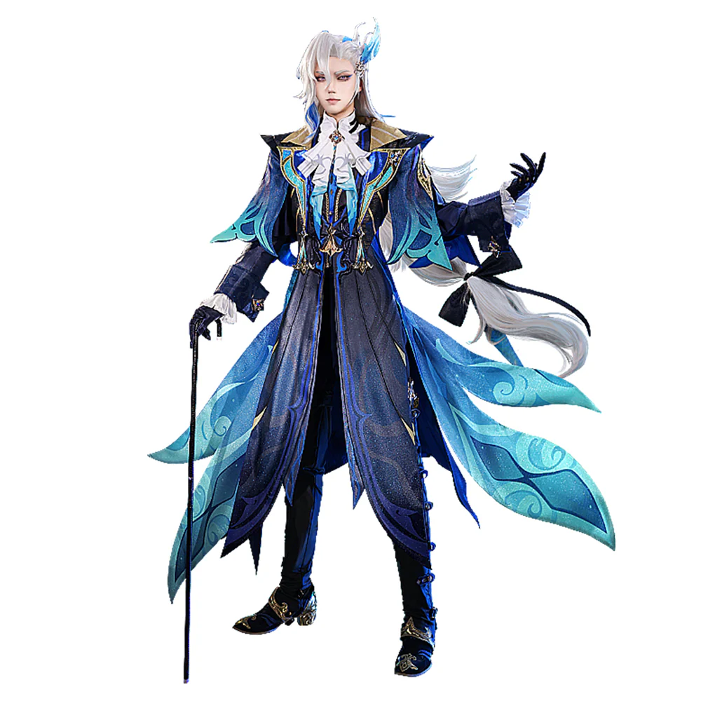 【US/EU LOCAL SHIPPING】【Size S-2XL】DokiDoki-SR Game Genshin Impact Cosplay Neuvillette Costume Fontaine - Image 9