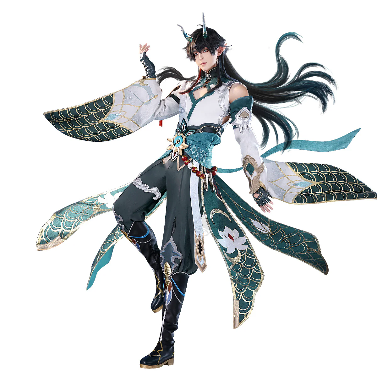 【Costume Ready For Ship】DokiDoki-SR Game Honkai: Star Rail Cosplay Dan Heng Imbibitor Lunae Cosplay Costume /Shoes Danheng - Image 5