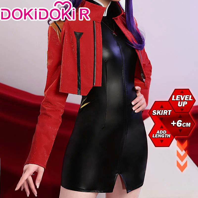 【 Partial Ready For Ship】【Size S-4XL】DokiDoki-R Anime Cosplay Costume Red Black Suit - Image 3
