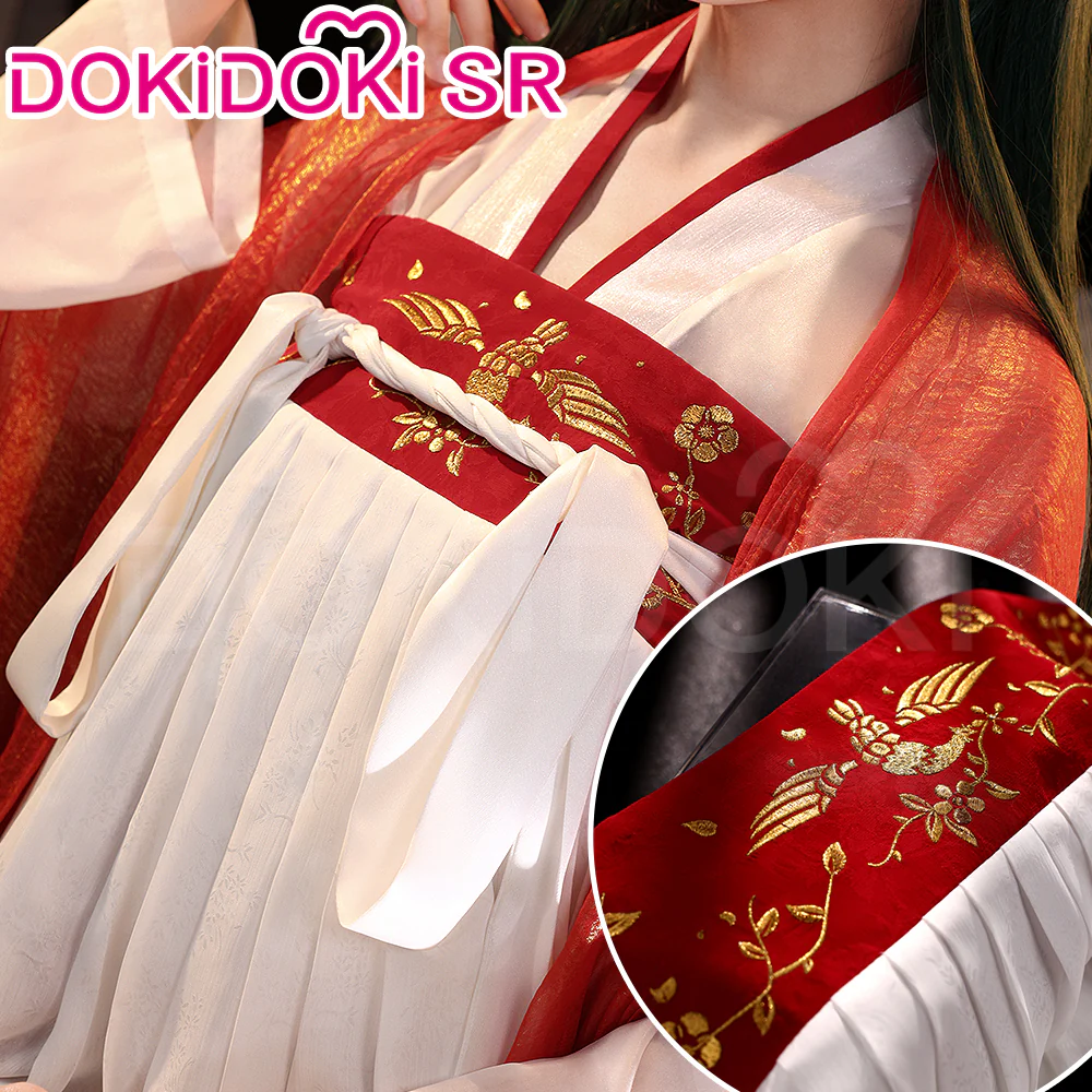【EU LOCAL SHIPPING 】DokiDoki-SR Anime The Apothecary Diaries Cosplay Maomao Costume / Wig Mao Mao Red Date Dress - Image 2