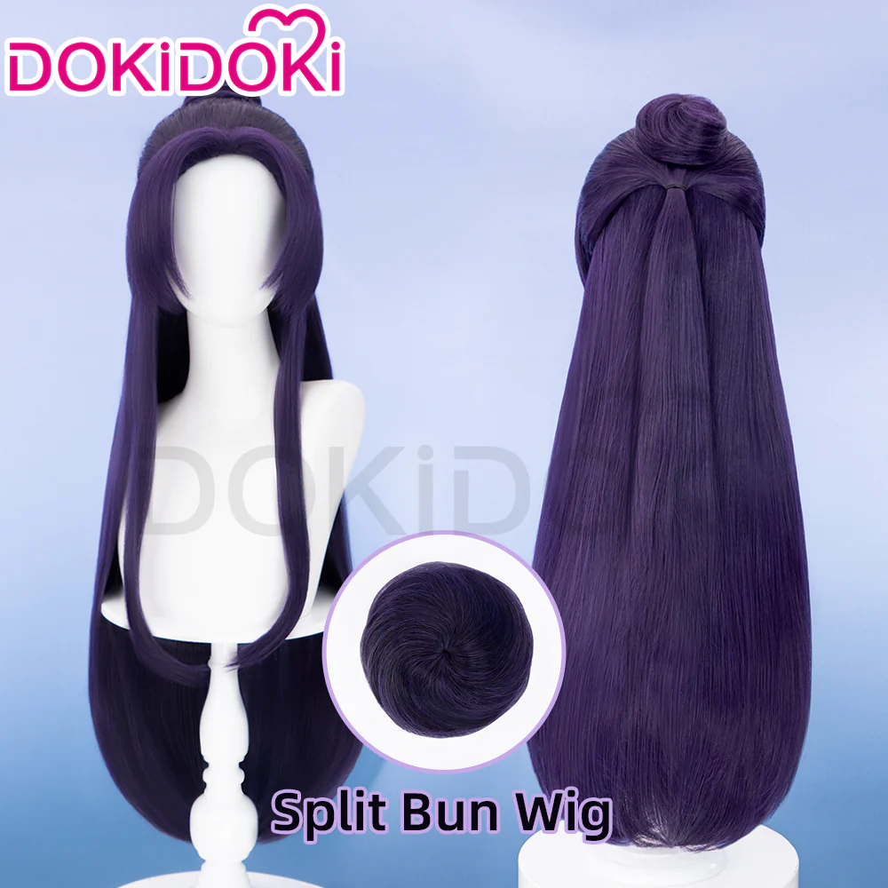 【EU/US LOCAL SHIPPING】DokiDoki Anime The Apothecary Diaries Cosplay Jinshi Wig Long Straight Purple Hair