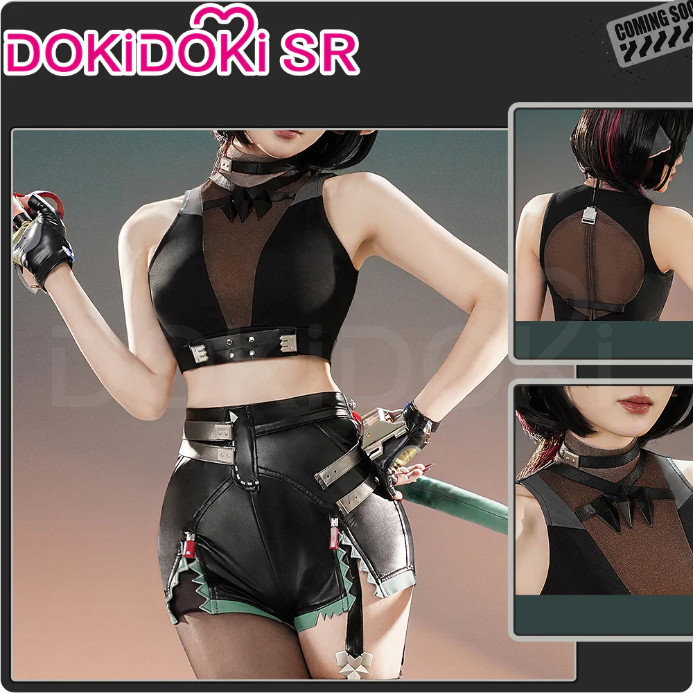 【US/EU LOCAL SHIPPING】【Size S-2XL】Dokidoki-SR Game Zenless Zone Zero Cosplay Jane Doe Costume ZZZ - Image 5